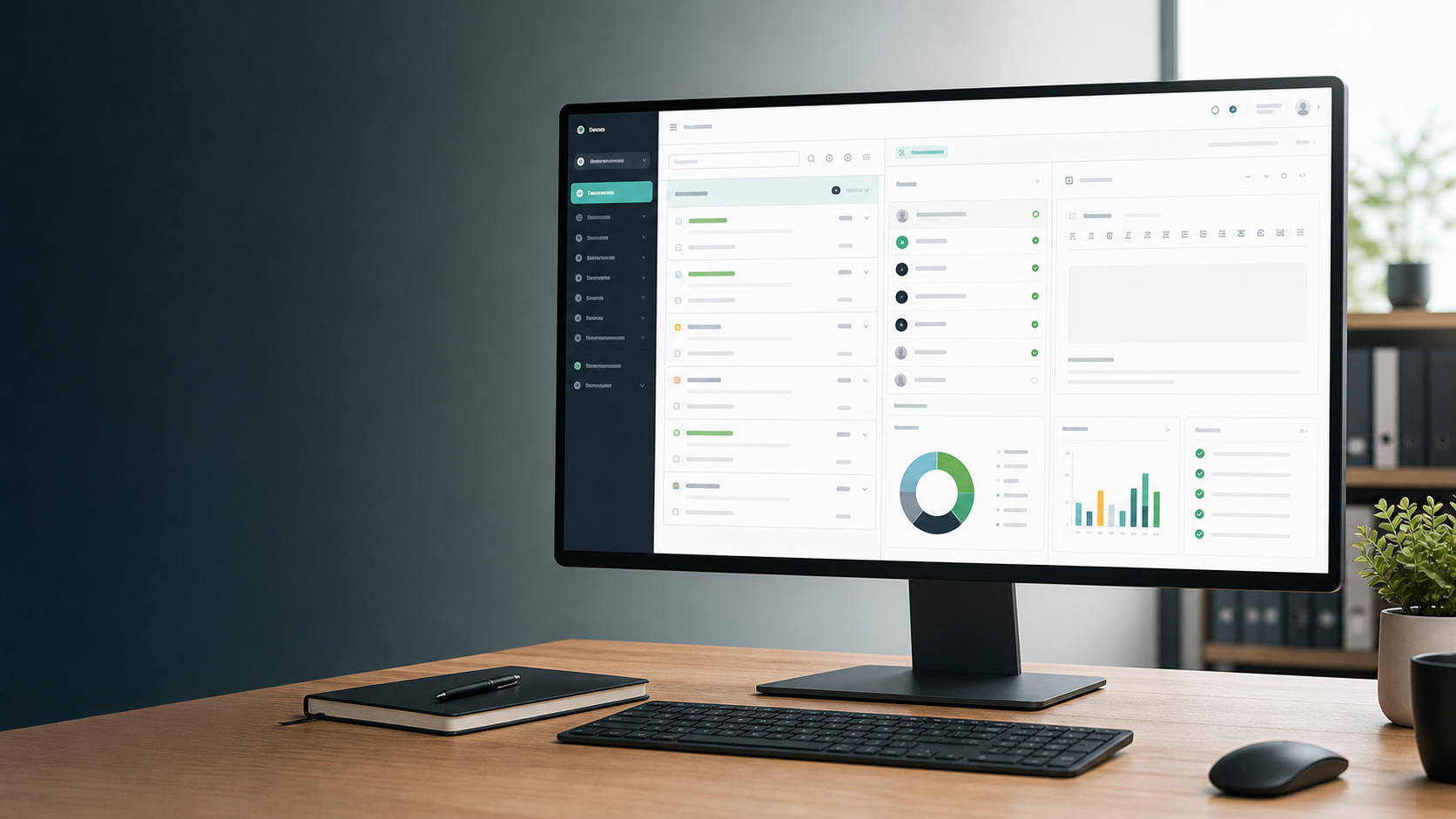 BeesBuddy 업무관리 프로그램 화면 예시